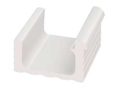 KP103 Serapool Переливной лоток керамический White 24x24,5 (240x245)