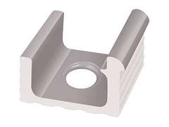 KP129.1 Serapool Переливной лоток керамический со сливом Grey 24x24,5 (240x245)