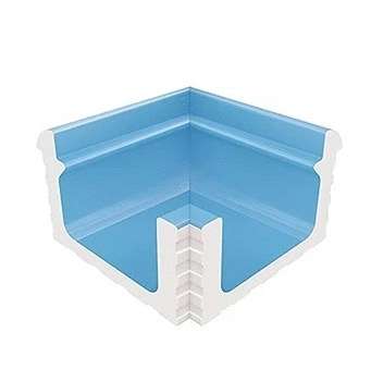 Serapool ___Olympic Series Переливной лоток керамический внутренний угол Light Blue