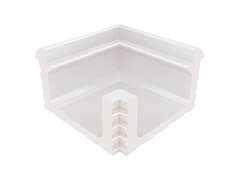 KP133 Serapool Переливной лоток керамический внутренний угол White 24x24 (240x240)