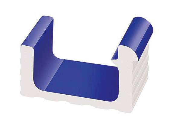 Serapool ___Olympic Series Переливной лоток керамический 1/2 часть Cobalt