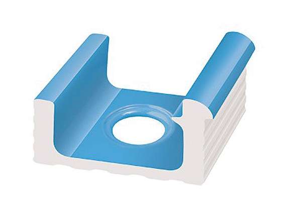 Serapool ___Olympic Series Переливной лоток керамический со сливом Light Blue