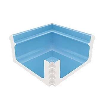 Serapool ___Olympic Series Переливной лоток керамический внутренний угол Light Blue