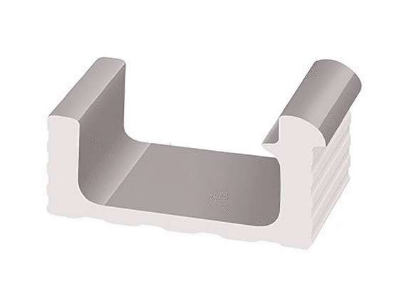 Serapool ___Olympic Series Переливной лоток керамический 1/2 часть Grey