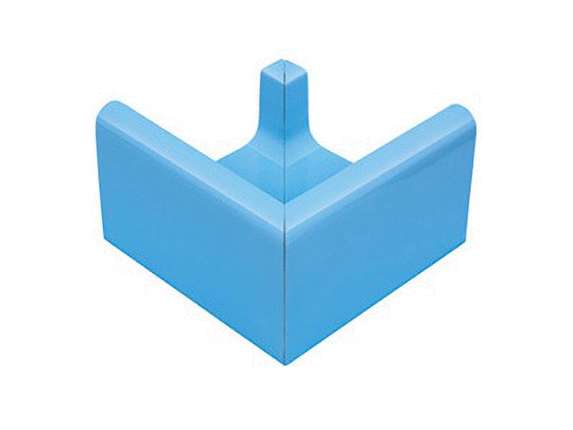 Серапул Olympic Series Наружный угловой элемент водоотводного канала Light Blue