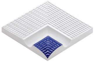 Серапул Olympic Series Внутренний угол поручня с сетчатой поверхностью Cobalt