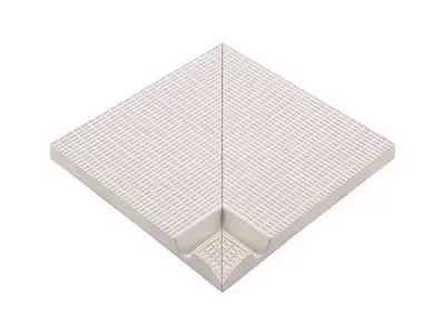 Серапул Olympic Series Внутренний угол с сетчатой поверхностью L Unglazed