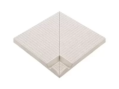 Внутренний угол с сетчатой поверхностью L Unglazed (245x245)