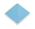 Petit Carre Внутренний угол плитки с буртиком Light Blue (120x120)
