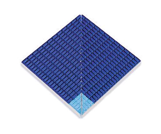 Серапул Olympic Series Petit Carre Внутренний угол плитки с буртиком Light Blue-Cobalt