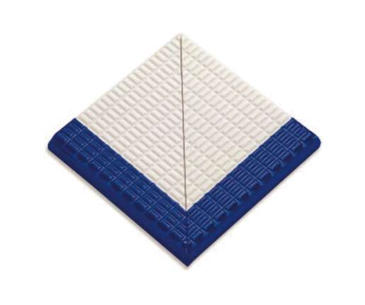 Серапул Olympic Series Petit Carre Наружный угол плитки с буртиком Cobalt-Unglazed