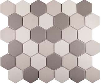 Hexagon small Grey Mix Antislip (325x282)