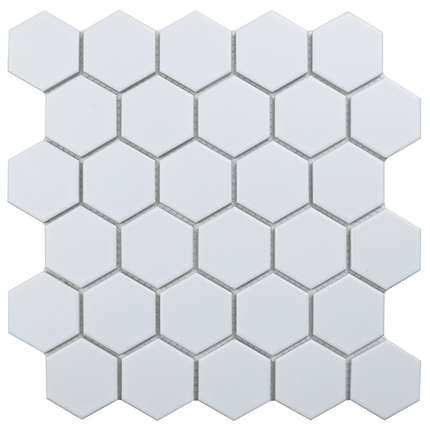 Starmosaic Homework   Hexagon small White Matt