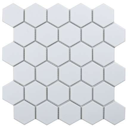 Starmosaic Homework   Hexagon small White Glossy