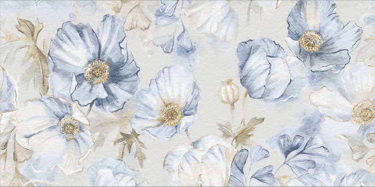 Старо Slim Elite Bluebell Decor A 60x120 Matt Face 1