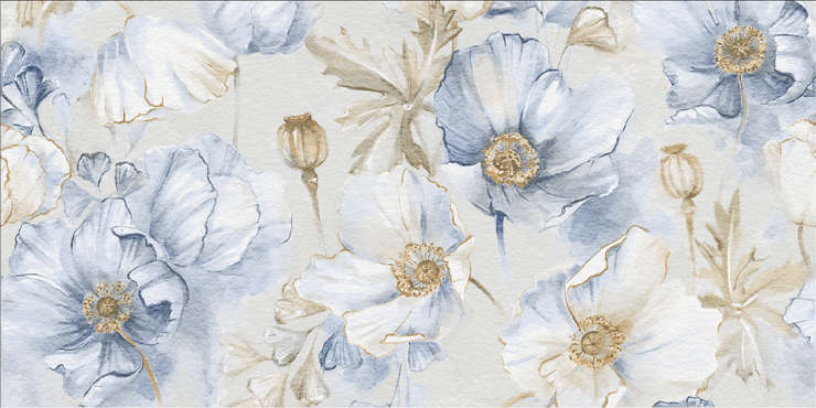 Старо Slim Elite Bluebell Decor B 60x120 Matt Face 2