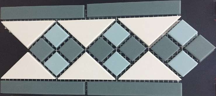 Top Cer Octagon Border Lisbon With 1 Strip (Tr.16, Dots 13+18, Strips 18)