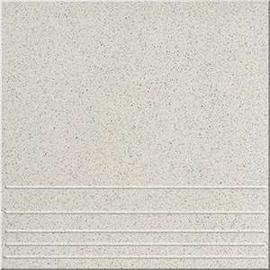 Ступень Уральский Гранит U126M серо-бежевый рельеф, ступень матовая 30х30 (300x300)