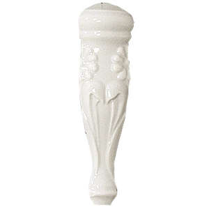 G91224 Декор настенный Vallelunga RIALTO WHITE ANG. EST. LIST. FLOREALE 3X12 (30x120)