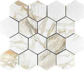 Mosaic Paonazzo Hexagone (330x280)