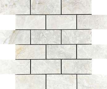 Velsaa Lumix White Mosaic Brick Bone -5