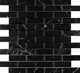 Velsaa Mosaic Estrada Mosaic Nero Brick Bone -6