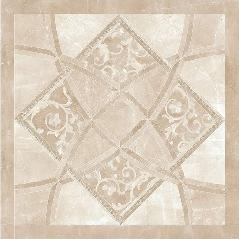 262531 Керамогранит Versace Fondo Intarsio Crema Marfil 78x78 (780x780)