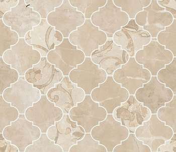 262621 Мозаика Versace MOSAICO ARABESCATO CREMA MARFIL 35x35 (350x350)
