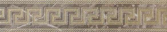 240206 Декор керамогранит Versace MARBLE FASCIA GRECA GRIGIO SAB 11,5x58,5 (585x115)