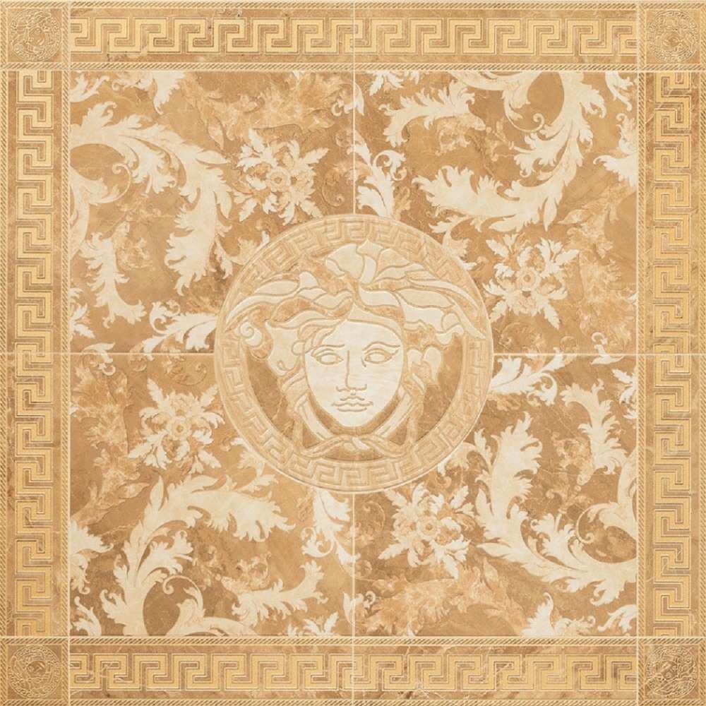 240422 Декор керамогранит Versace MARBLE ROSONE ORO 117,2x117,2 (1172x1172)