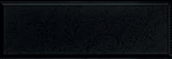 265012 Плитка настенная Versace SOLID GOLD MIX PAT. BLACK 20x60 (600x200)