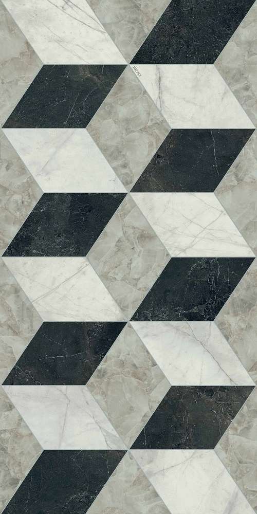 Cubical Nero Deco Lux 3D Rett. 60x120 (600x1200)
