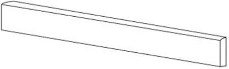 Версаче Tarsia Battiscopa Bianco Dolomiti Lux 3D Rett. 5.5x120