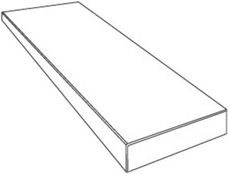 Gradone Ang. Top Dx Avorio Apuano Lux 3D Rett. 32x120x4.5 (1200x320)