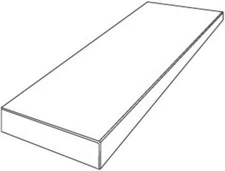 Gradone Ang. Top Sx Avorio Apuano Lux 3D Rett. 32x120x4.5 (1200x320)