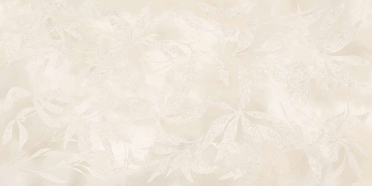 Цветы Слоновая Кость Матовый Ректификат 60x120 (1200x600)
