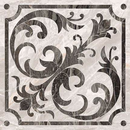 Витра Bergamo Классический Микс Теплая Гамма Лаппато R9 Ректификат