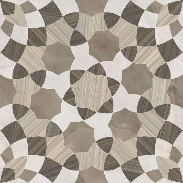 K947865LPR01VTE0 Керамогранит Vitra Serpeggiante геометрический декор теплый 60х60 (600x600)