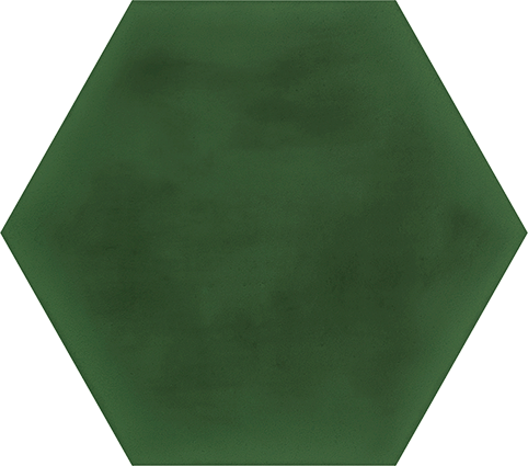 Vives Zero Hexagono Figuli Green 15x17