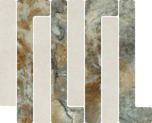 Вивес Tandem Mosaico Trellick Tassili Blanco 30x24.2