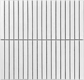 Mosaic 1.5х14.5 Y15F801 Белый матовый 29.4х31.3 (294x313)
