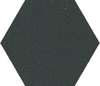 100HENOI Декор керамогранит Winckelmans hex.10 BLACK NOI 10x11.5 (115x100)