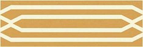 Winckelmans Метлахская плитка Enc37 White (Dark Yellow) 5x15