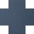 070CRBEF Декор керамогранит Winckelmans Cross 7 Dark Blue BEF 7x7 (70x70)