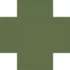 070CRVEA Декор керамогранит Winckelmans Cross 7 Green Australian VEA 7x7 (70x70)