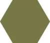 100HEVEA Декор керамогранит Winckelmans hex.10 Green Australian VEA 10x11.5 (115x100)