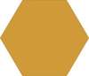 100HEJAU Декор керамогранит Winckelmans hex.10 Yellow JAU 10x11.5 (115x100)