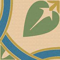 Winckelmans Метлахская плитка Enc 17 Cognac (D.Yellow, D.Blue, Green) 10x10