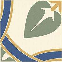 Winckelmans Метлахская плитка Enc 17 White (D.Yellow, D.Blue, Green) 10x10
