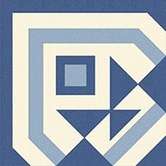 Winckelmans Метлахская плитка Enc 21a Ivory (D.Blue, L.Blue) 10x10